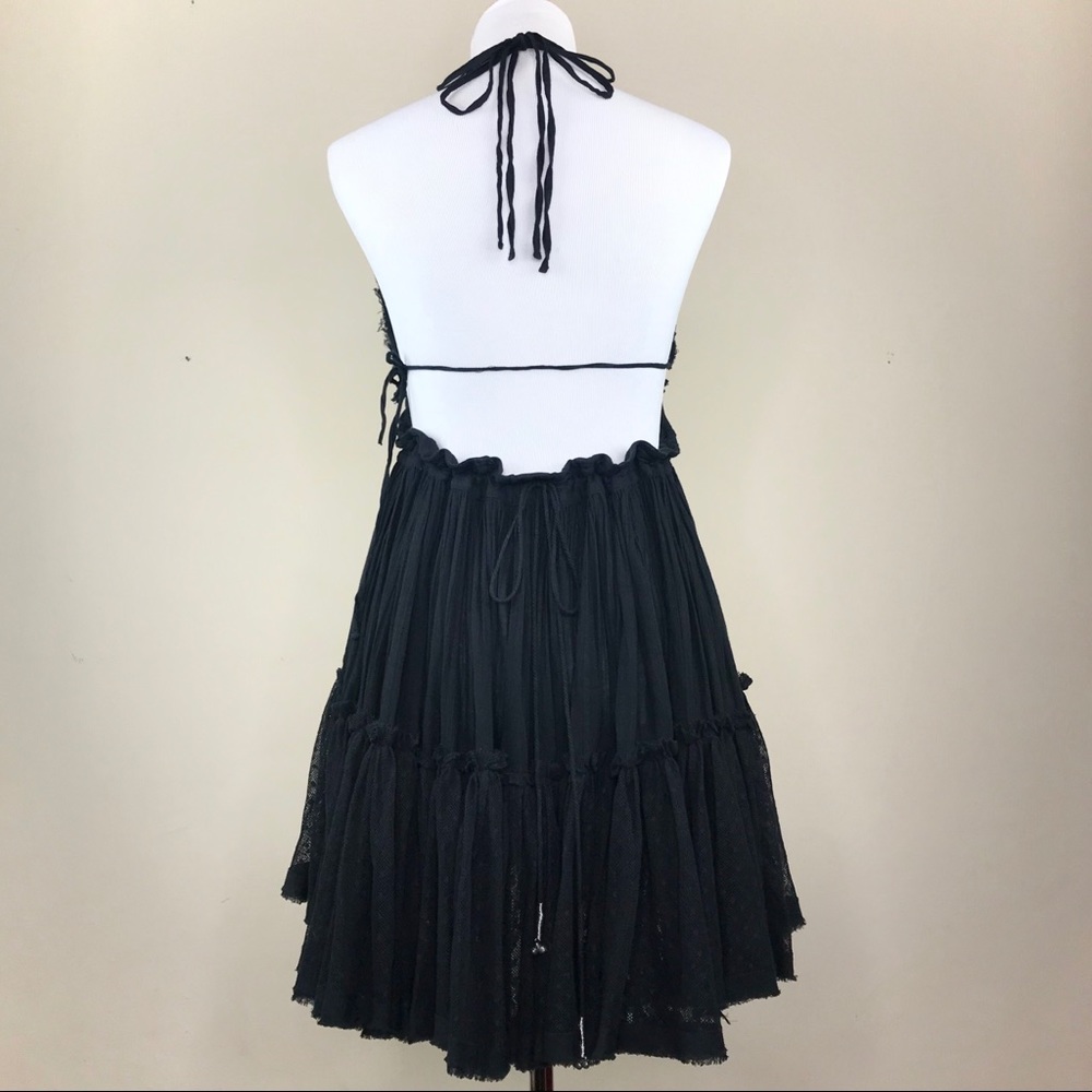 Free People Black 100 Degrees of Shine Dress - Picture 4 of 8